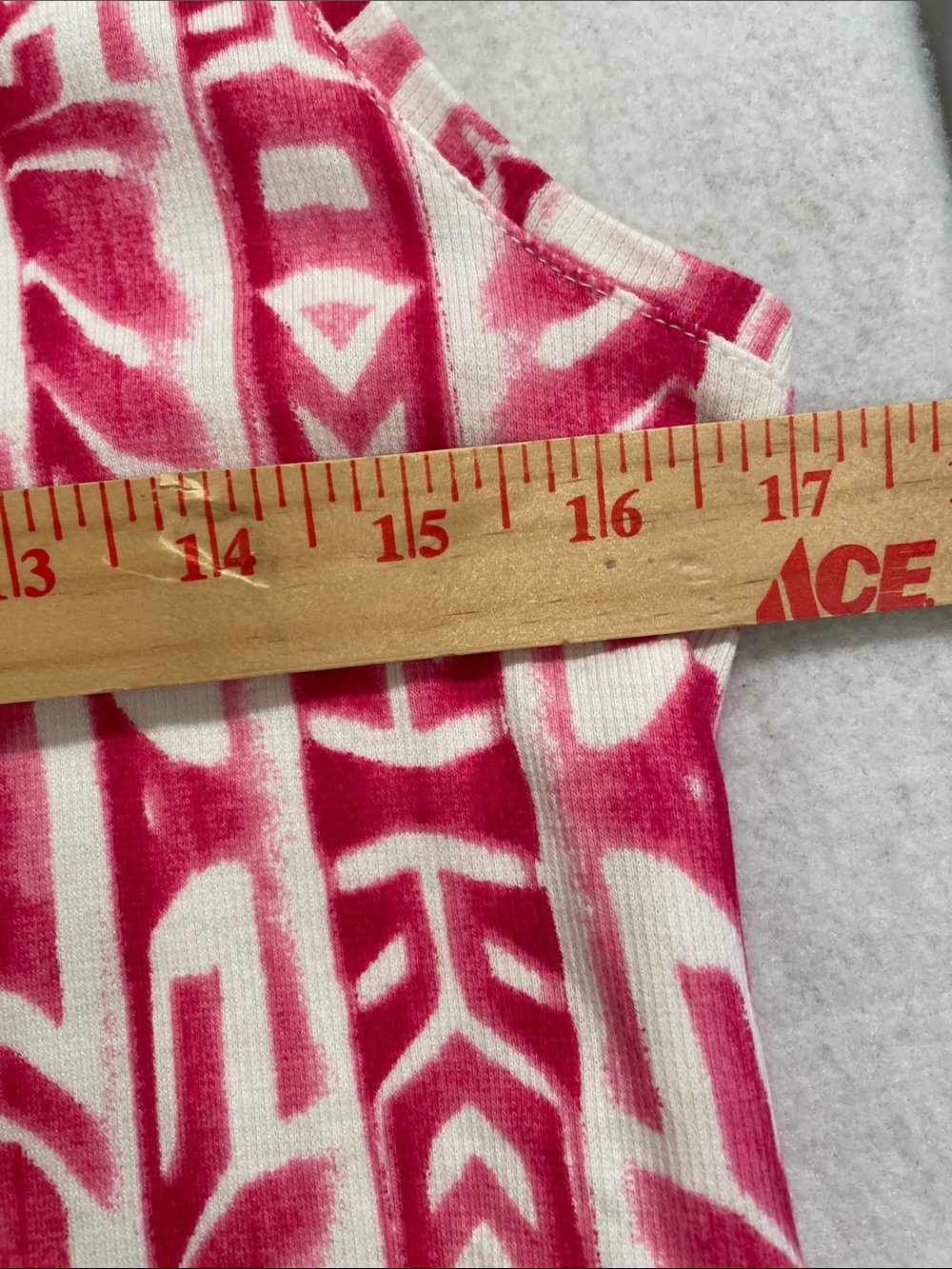 Chico's Hot Pink and White Geometric Tank - Picture 4 of 6